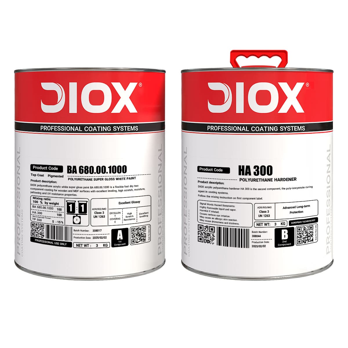 رنگ سفید پلی اورتان اکریلیک سوپر براق مخصوص دیوکس ۳ کیلویی رنگ سفید پلی اورتان اکریلیک سوپر براق مخصوص دیوکس ۳ کیلویی