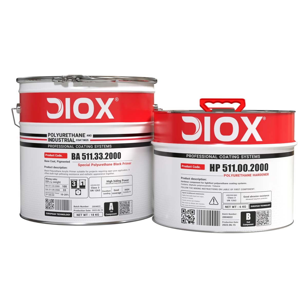 پرایمر مشکی پلی اورتان مخصوص دیوکس ۱۸ کیلویی