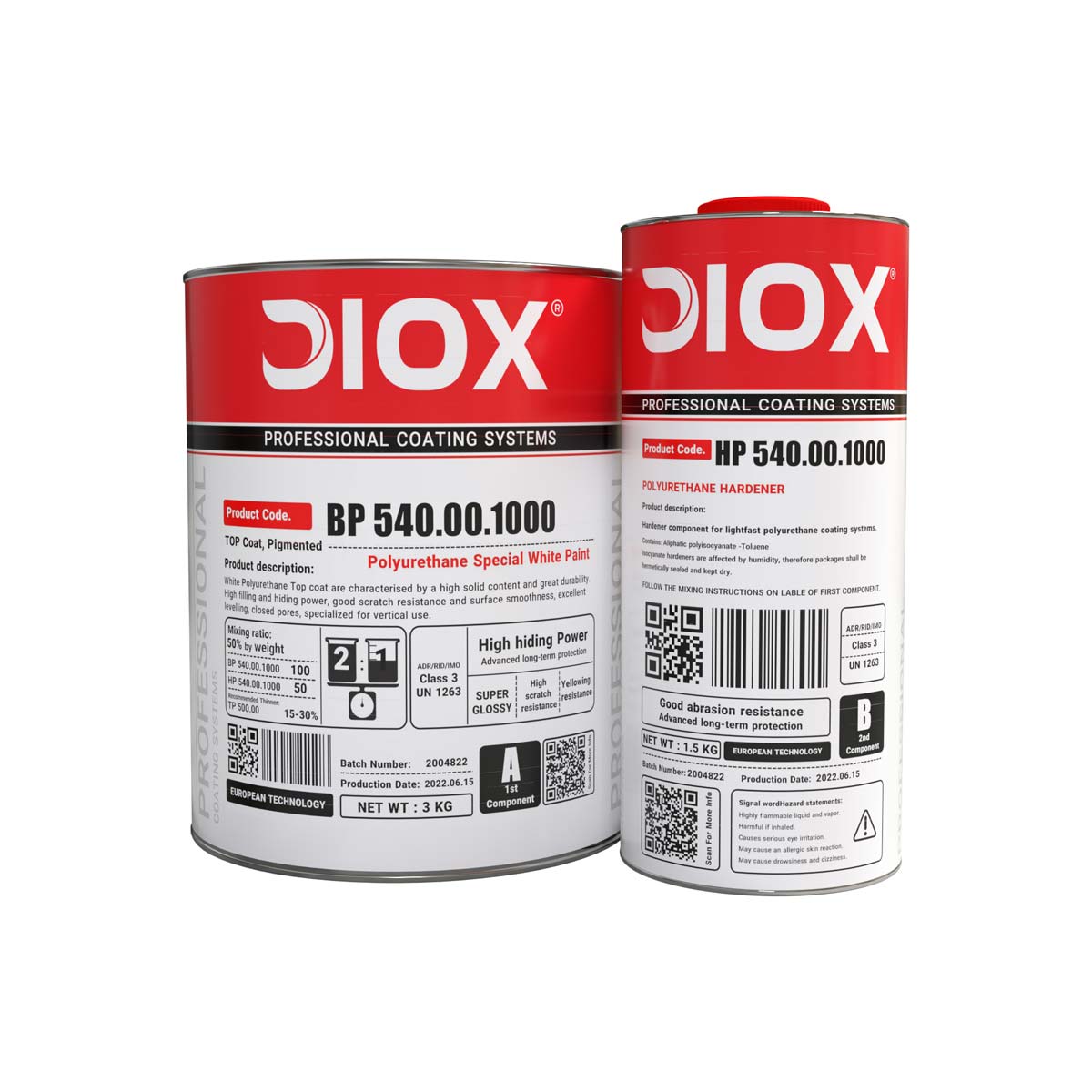 رنگ پلی اورتان سفید سوپر براق مخصوص دیوکس ۳ کیلویی