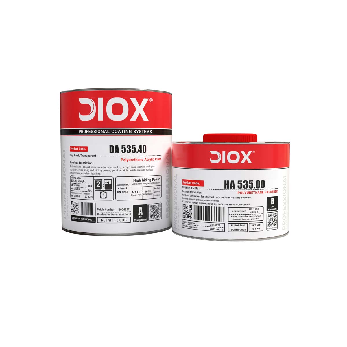 کیلر پلی اورتان نیمه مات اکریلیک دیوکس ۸۰۰ گرمی