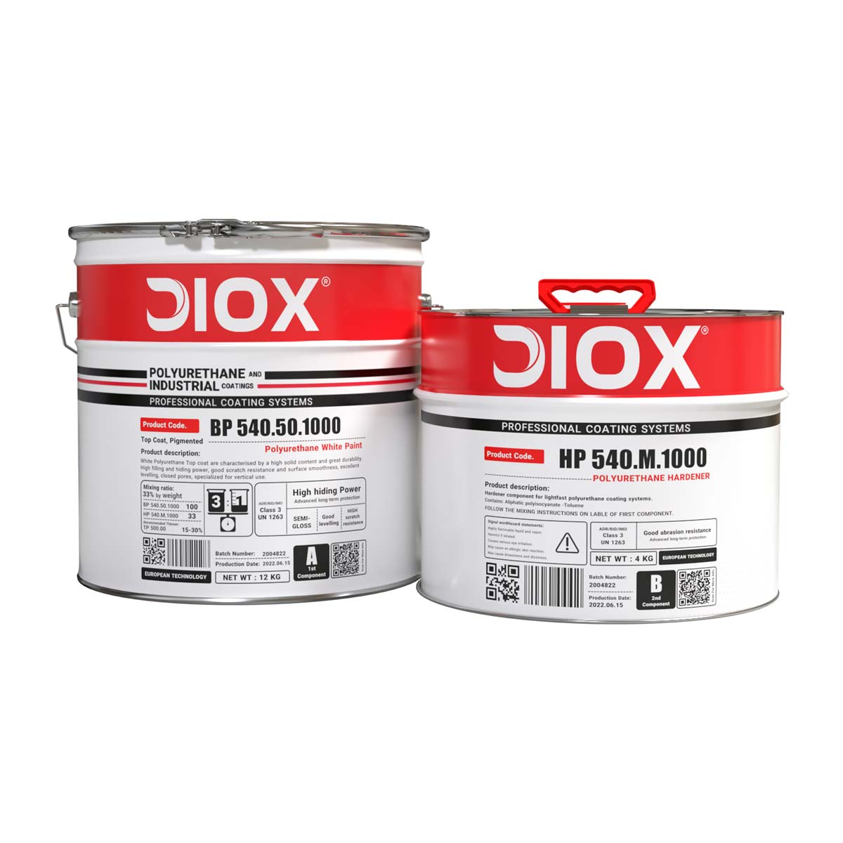 رنگ پلی اورتان سفید نیمه براق مخصوص دیوکس ۱۲ کیلویی رنگ پلی اورتان سفید نیمه براق مخصوص دیوکس ۱۲ کیلویی