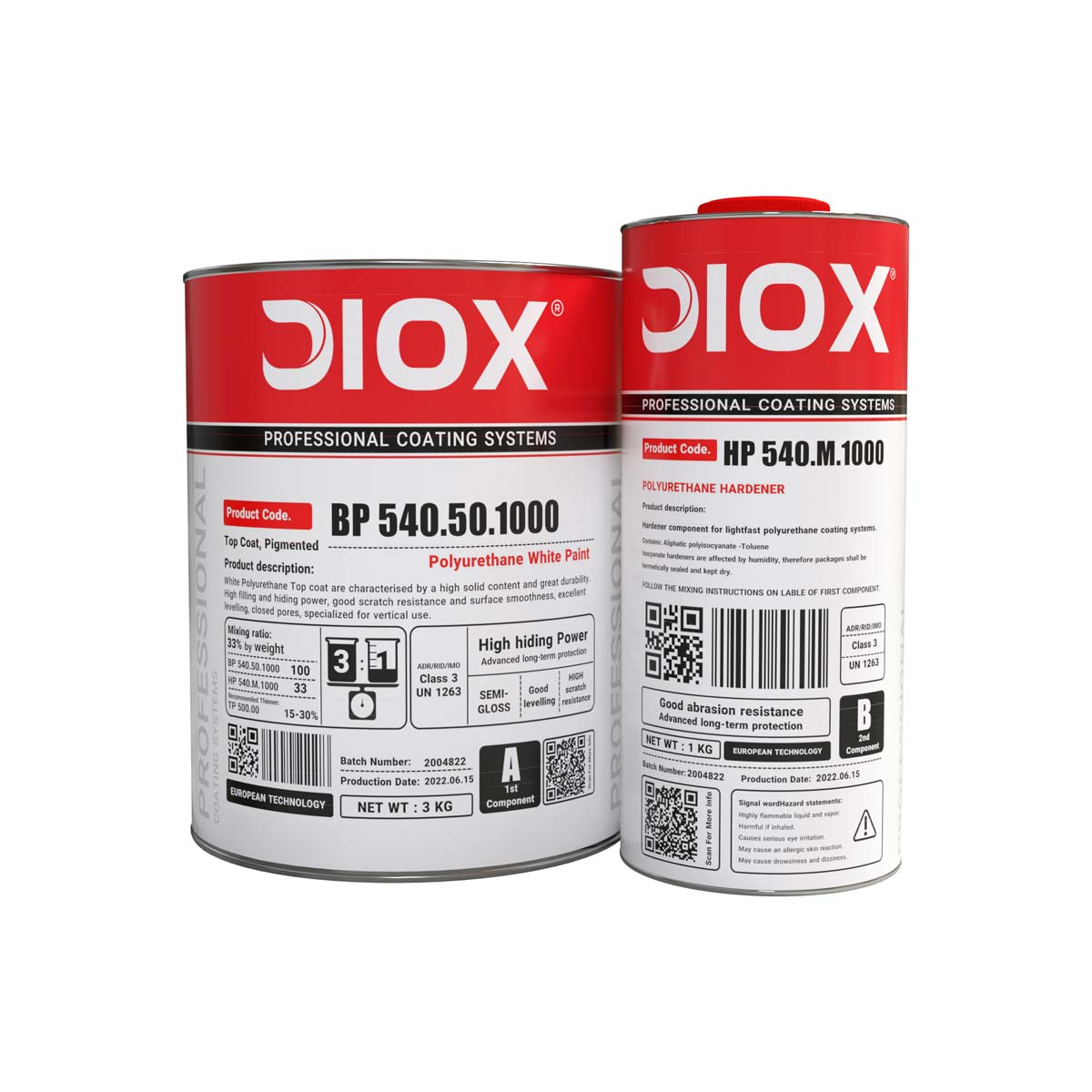 رنگ پلی اورتان سفید نیمه براق مخصوص دیوکس ۳ کیلویی رنگ پلی اورتان سفید نیمه براق مخصوص دیوکس ۳ کیلویی